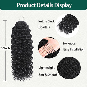 ALLKAN pre-separated feather crochet extensions offer knotless ease and faster installs.