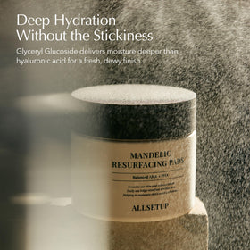 Bottle display of ALLSETUP Mandelic Acid Toner Pads