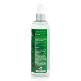 Allurials Aloe Vera Spray packaging on shelf conveys eco-friendly design.