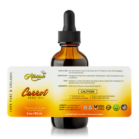 Allurials Carrot Seed Oil pour demonstrates easy daily application for skin