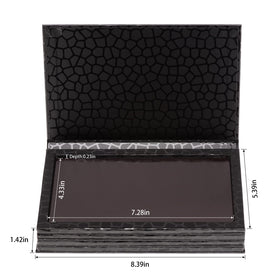 Allwon four-layer palette side profile highlighting slim portable design