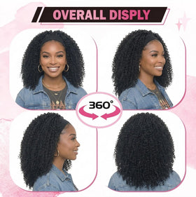 Allyreetress glueless wig easy slip-on for quick styling