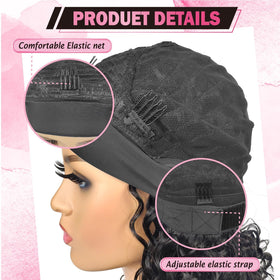 Allyreetress headband wig adjustable band ensures secure all-day fit