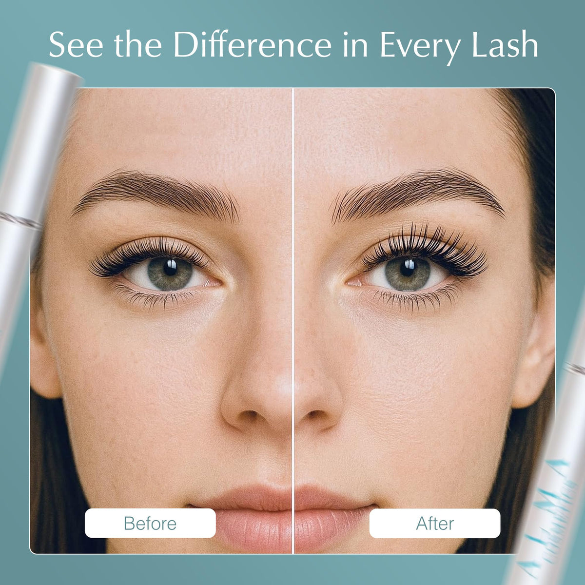 ALMA COSMETICS application shot showing buildable formula and separation