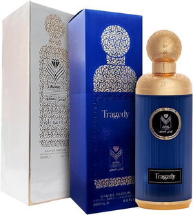 Almas Tragedy EDP spray nozzle image showing precise application for lasting scent