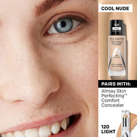 Cool Nude shade blends with many tones for natural look.