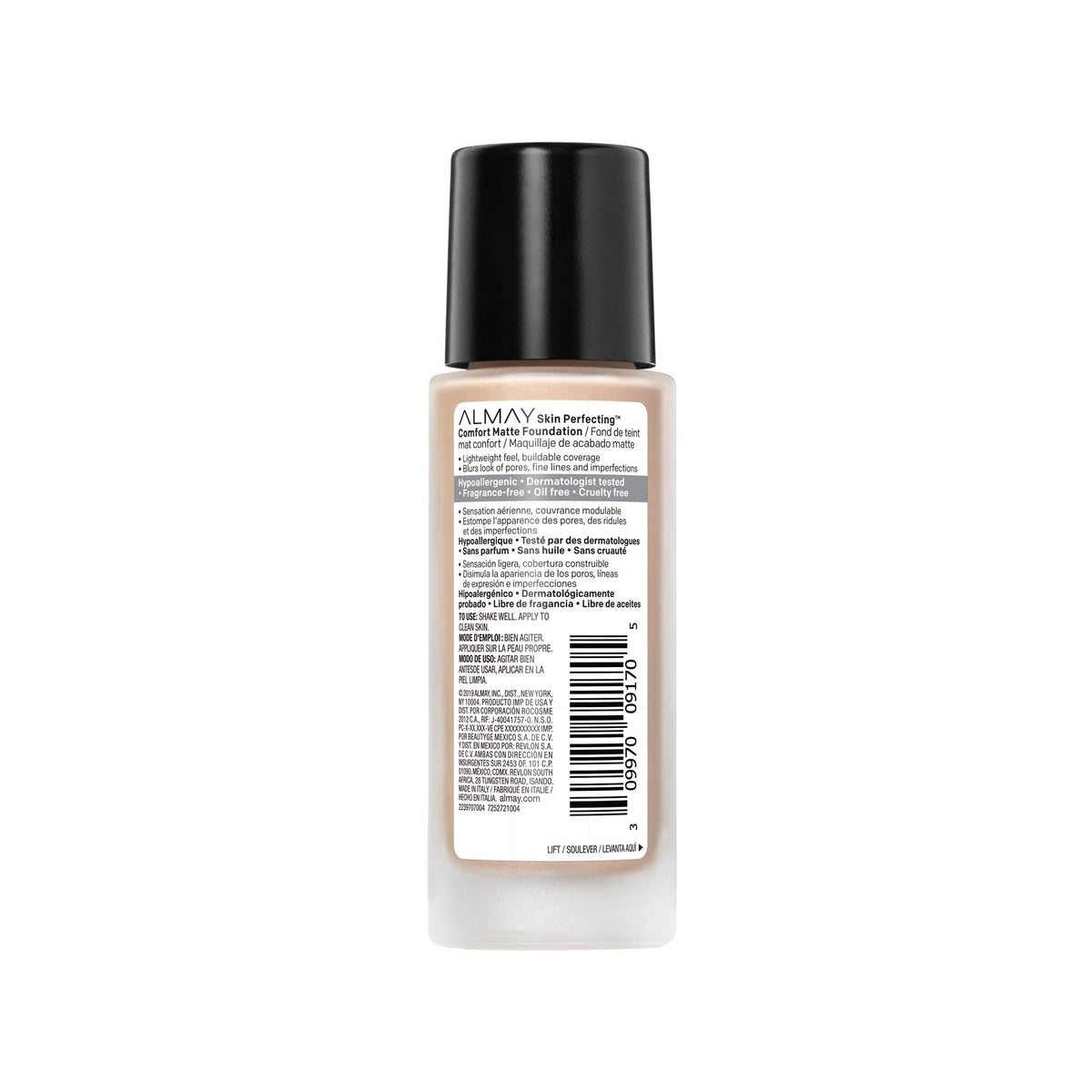 Almay Comfort Matte applies from center to outward for smooth blending.