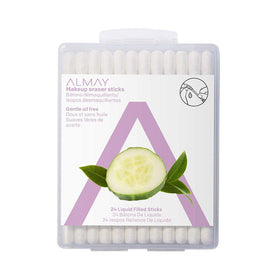 Almay Eye Makeup Remover Sticks pack for on-the-go cleansing and quick smudge removal.