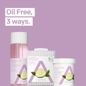 Almay fragrance-free label emphasizing irritation-free removal.