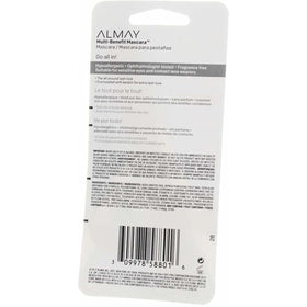 Almay One Coat Mascara lashes-before-after illustrates noticeable length and definition.