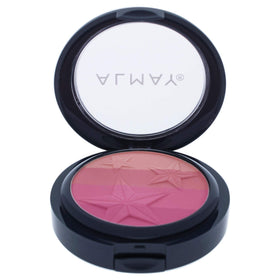 Almay Powder Blush Pink with bricked color swirls for natural radiance on the cheeks.