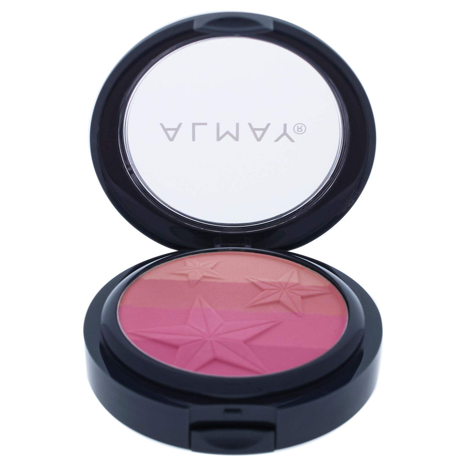 Almay Powder Blush Pink with bricked color swirls for natural radiance on the cheeks.