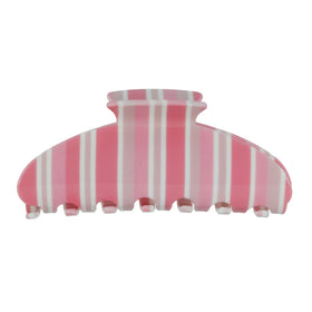 Almere hair claw clip pink stripe maintains secure hold on varied hair