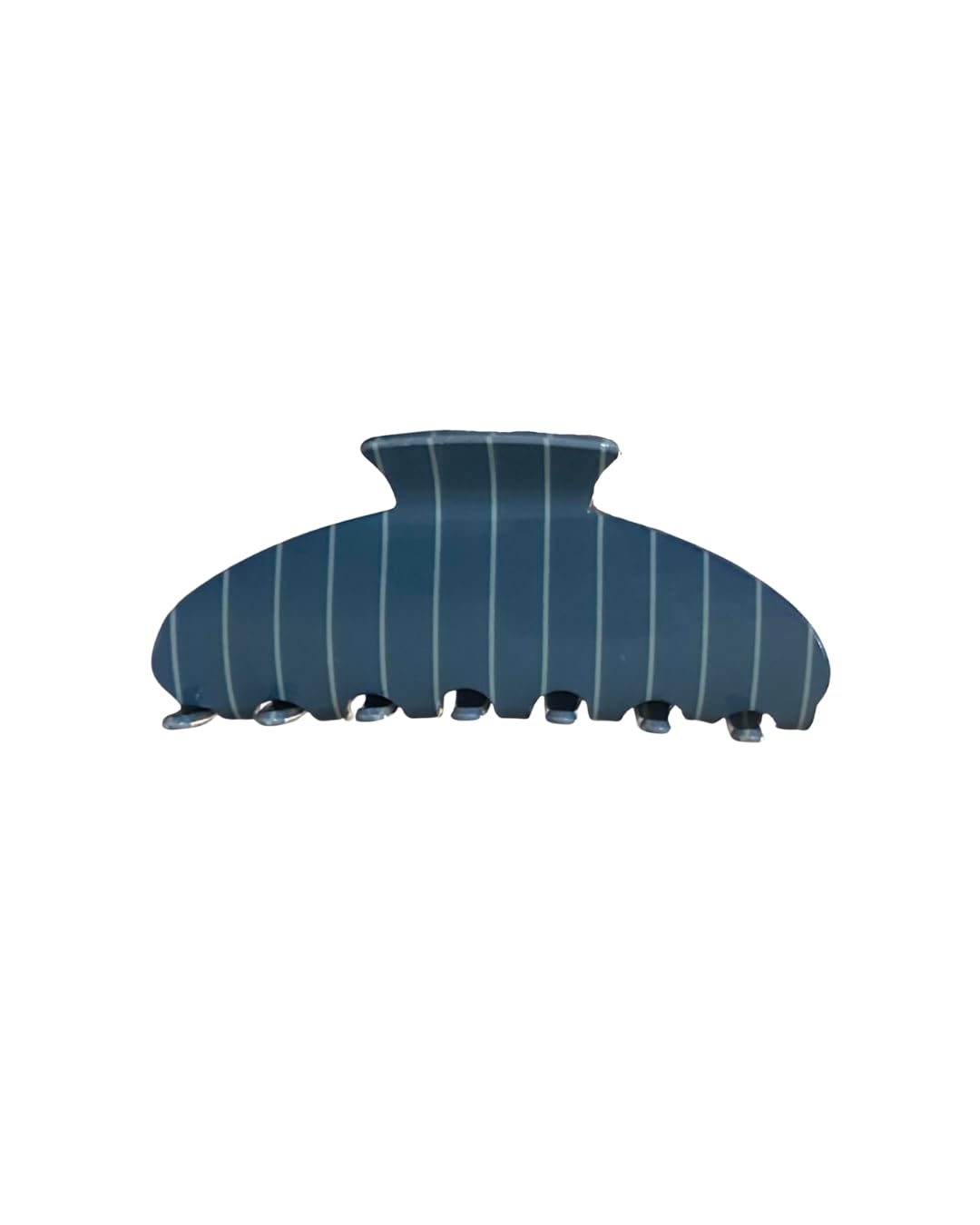 Almere hair claw clip striped blue pattern for secure, stylish updos.