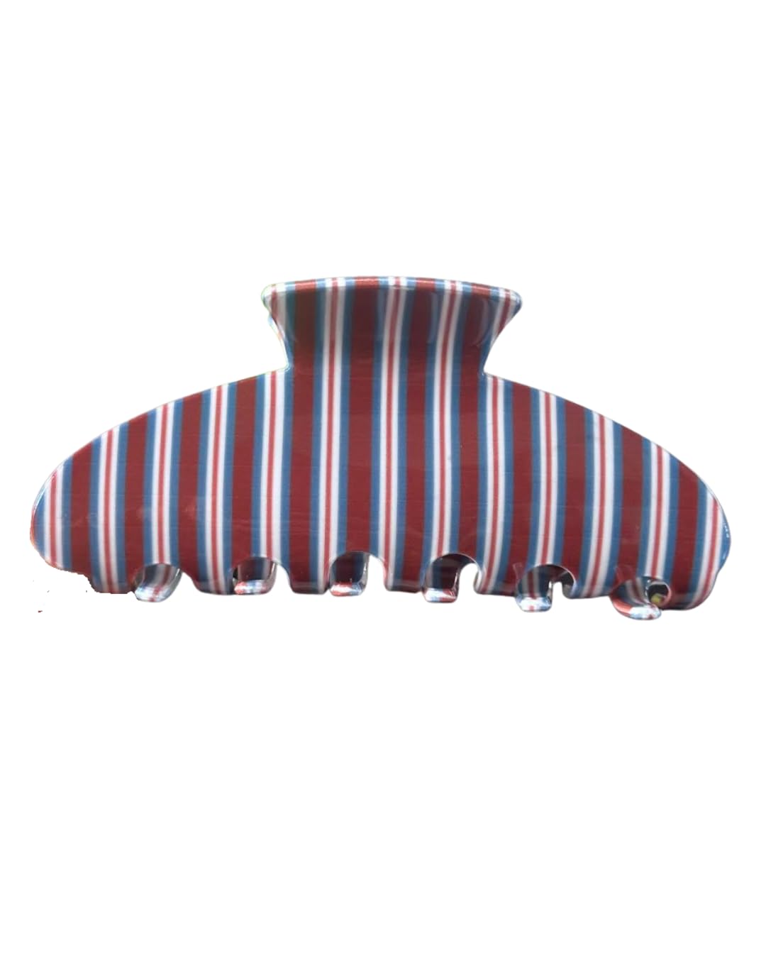 Almere hair claw clip striped camo design secures hair for varied hair types