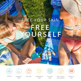 Almond Clear daily-use multi-purpose cleanser for face and body routines