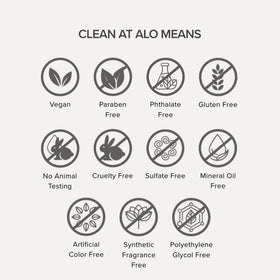 Alo Enzyme Facial Cleanser amla-aloe-avocado nourishment supports skin comfort during routine.