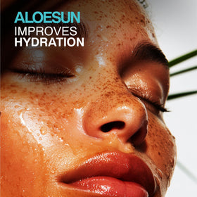 ALOESUN lavender essential oil close-up showcasing calming scent for skin comfort.