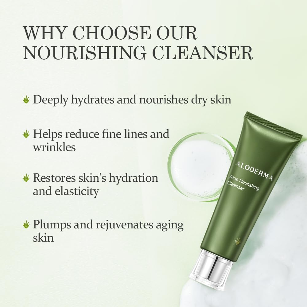 Aloderma aloe vera plants emphasize organic sourcing and natural rejuvenation.