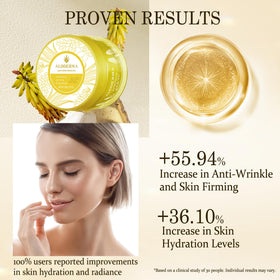 Aloderma gel texture on skin shows smooth application.