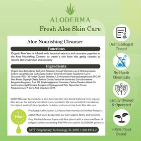 Aloderma self-care moment illustration of a calm skincare routine.
