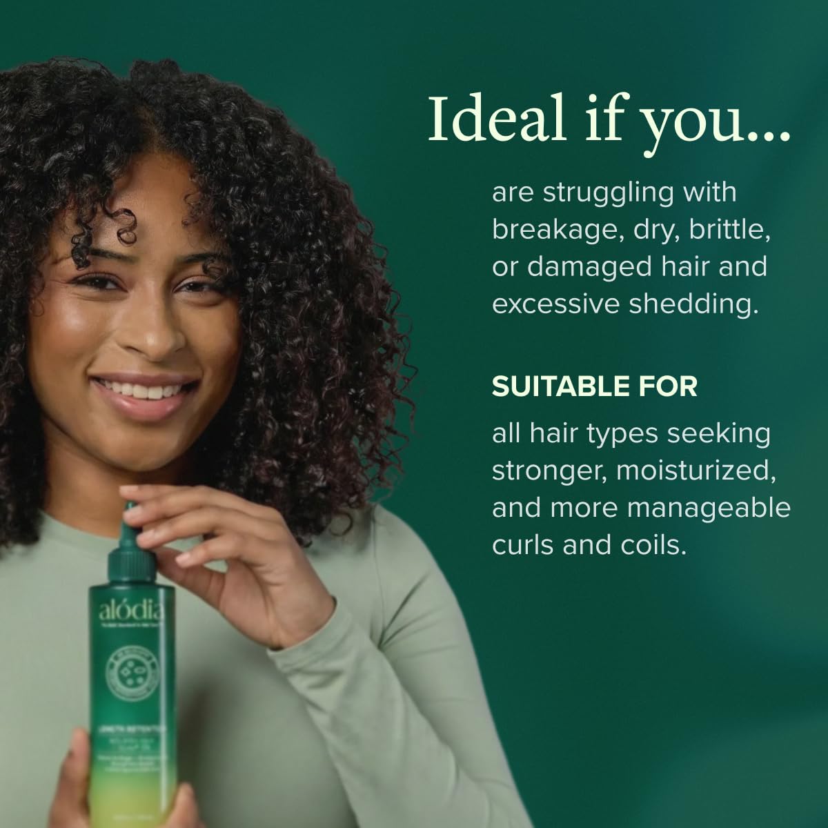 ALODIA Nourish & Grow rosemary herb closeup showcases nourishing scalp care benefits.