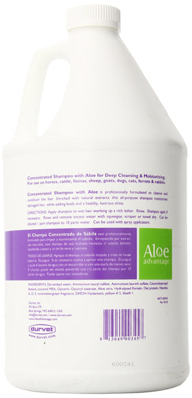 Aloe Advantage Aloe Concentrated Shampoo hair-lather image highlights nourishing cleanse for resilient follicles.