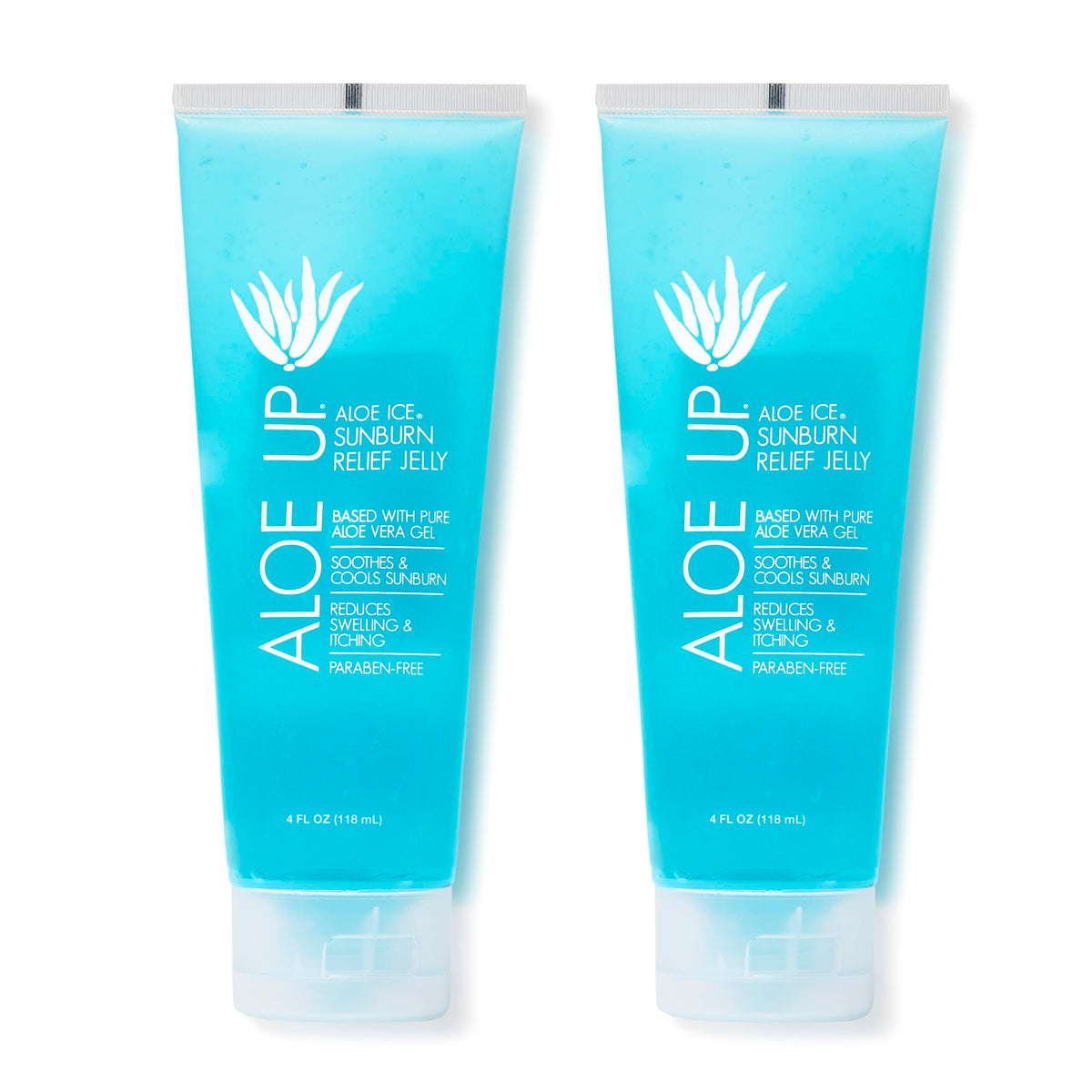 ALOE UP Aloe Vera Gel sunburn relief for quick cooling and hydration.