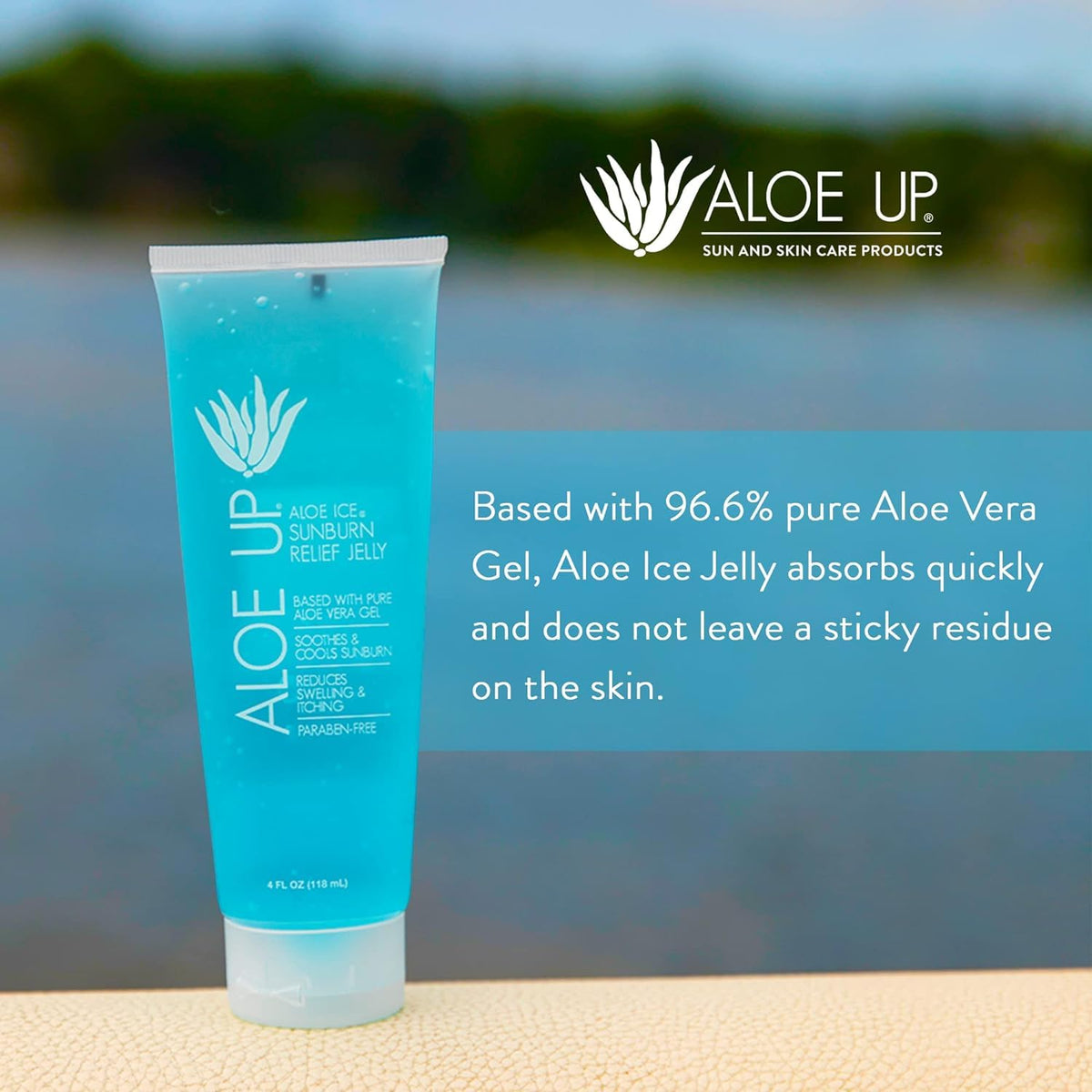 ALOE UP Multi-use gel for daily moisturizing and calming care.