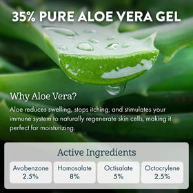 Aloe Up broad-spectrum SPF 25 lotion ready for outdoor protection