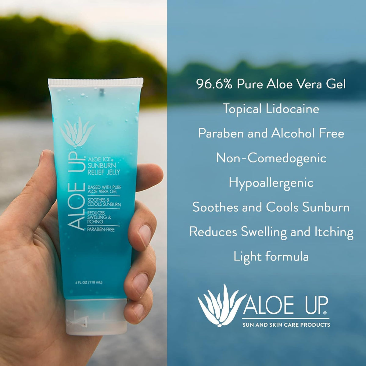 ALOE UP Pack of 2 offers ongoing hydration at home or travel.