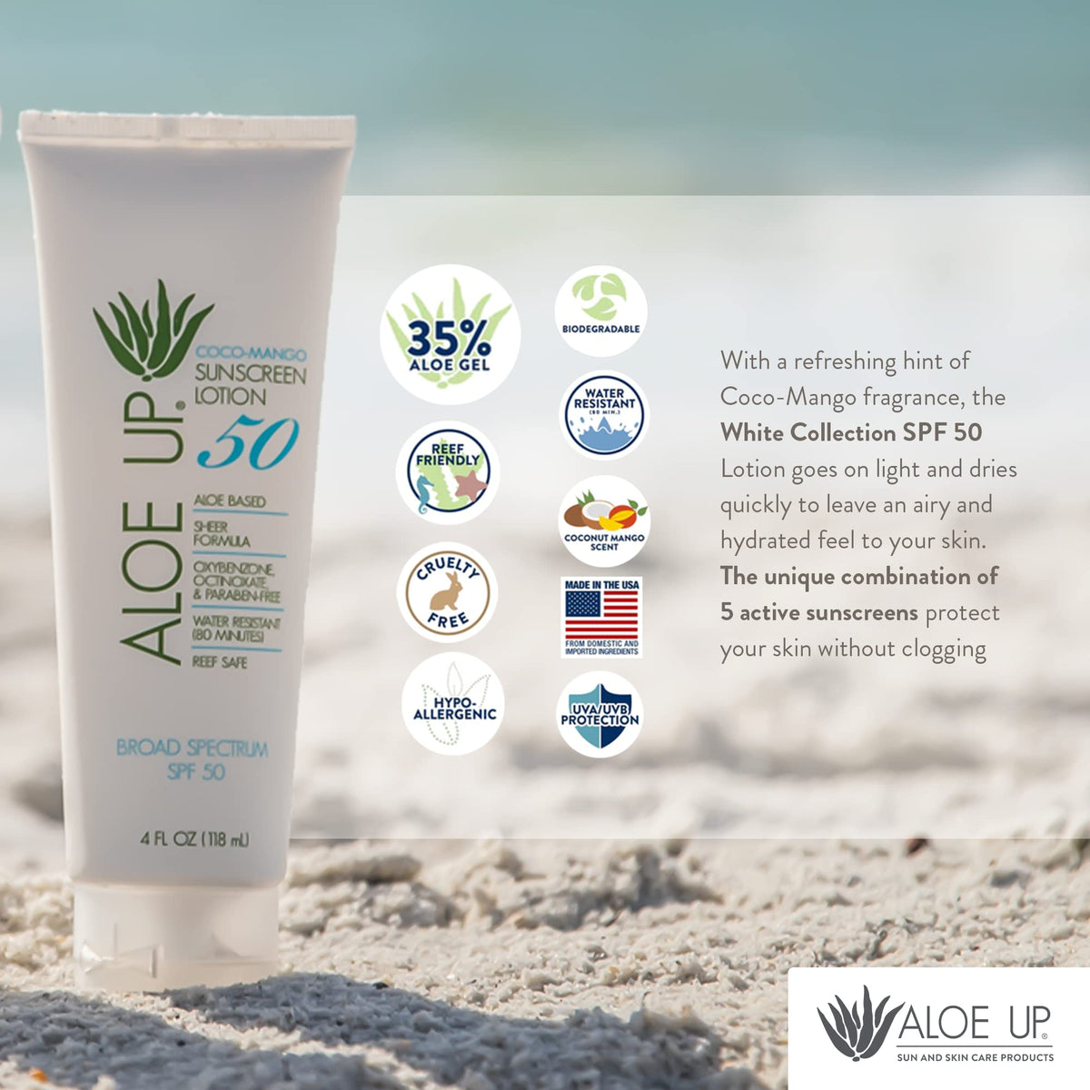 Lightweight, fast-absorbing texture shown on skin.