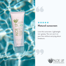 Aloe Up White Collection Coco Mango fragrance adds refreshing outdoor scent