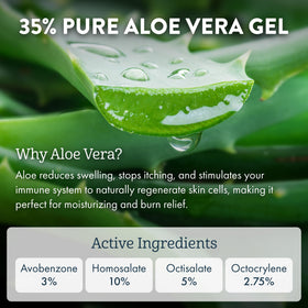 Aloe Up White Collection on face spray demonstrates lightweight, non-greasy coverage