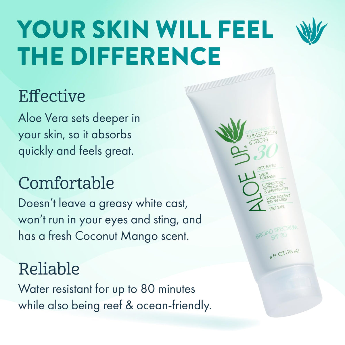 Aloe Up White Collection sunscreen spray packaging shown for portable sun protection