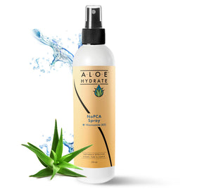 AloeHydrate NaPCA Mist bottle for quick refresh and hydration.
