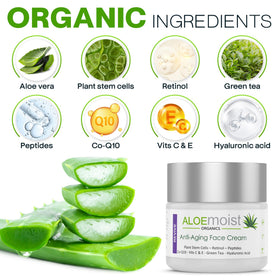 AloeMoist Revive creamy texture during application for quick absorption.