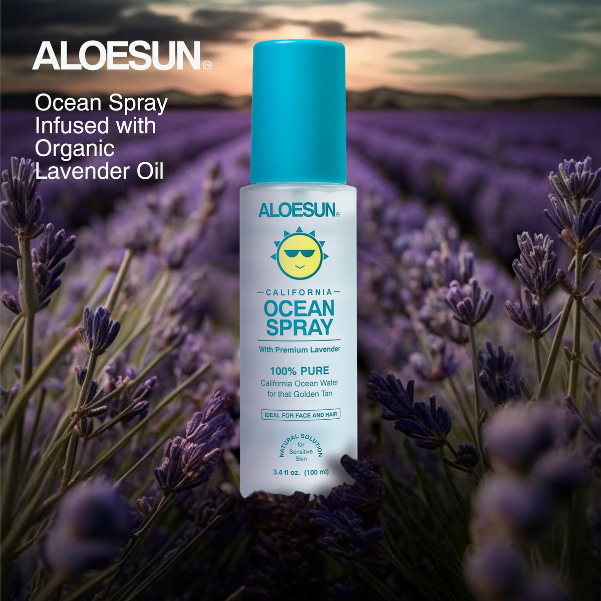 ALOESUN Ocean Spray face glow spritz captures quick hydration and sun-ready radiance.