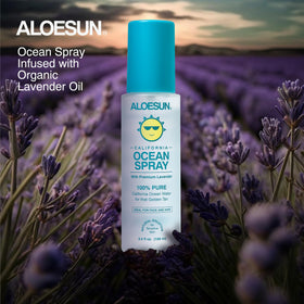 ALOESUN Ocean Spray face glow spritz captures quick hydration and sun-ready radiance.