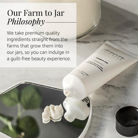 Face and body application with Aloette Visible Aid, gentle daily relief.