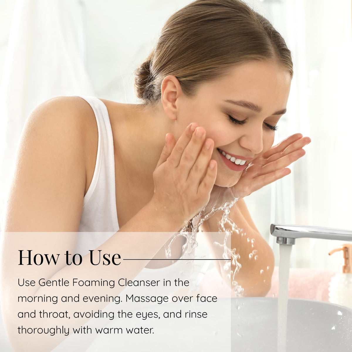 Aloette Gentle Foaming Cleanser green tea chamomile blend