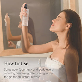 Aloette mist with silk amino acids for smooth, hydrated skin