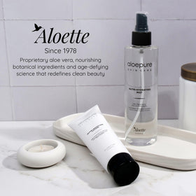 Aloette Nutri-Hydrating Mist for on-the-go hydration in a purse