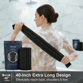 Alorin Towel dual-textured sides enable daily cleansing and deeper exfoliation.