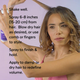 ALOXXI Bombshell humidity-resist spray preserves style in humidity