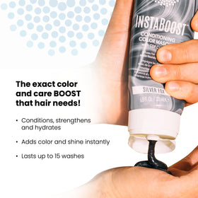 ALOXXI InstaBoost Copper Cabana color deposit visible on strands for vivid vibrancy