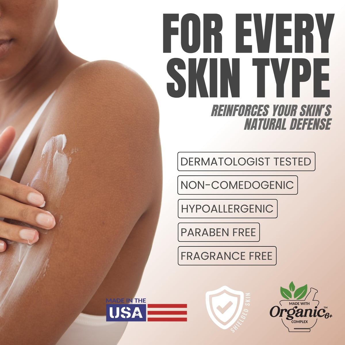 Alozera fragrance-free label reassures sensitive-skin shoppers seeking gentle care.