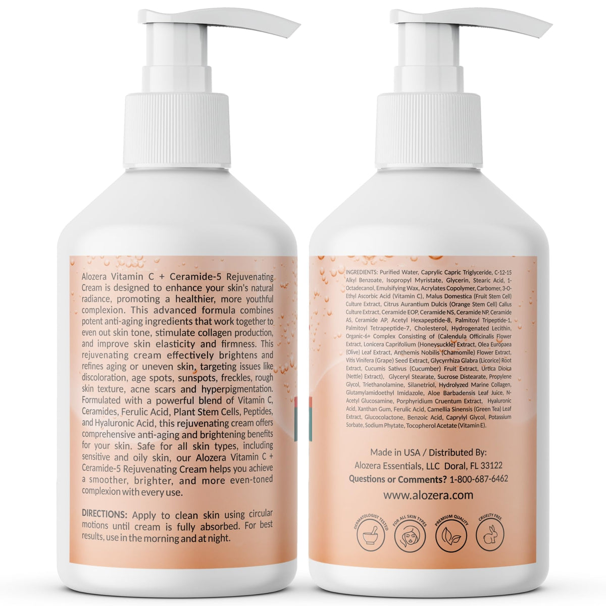 Alozera 2-pack shown for convenient skincare supply and value.