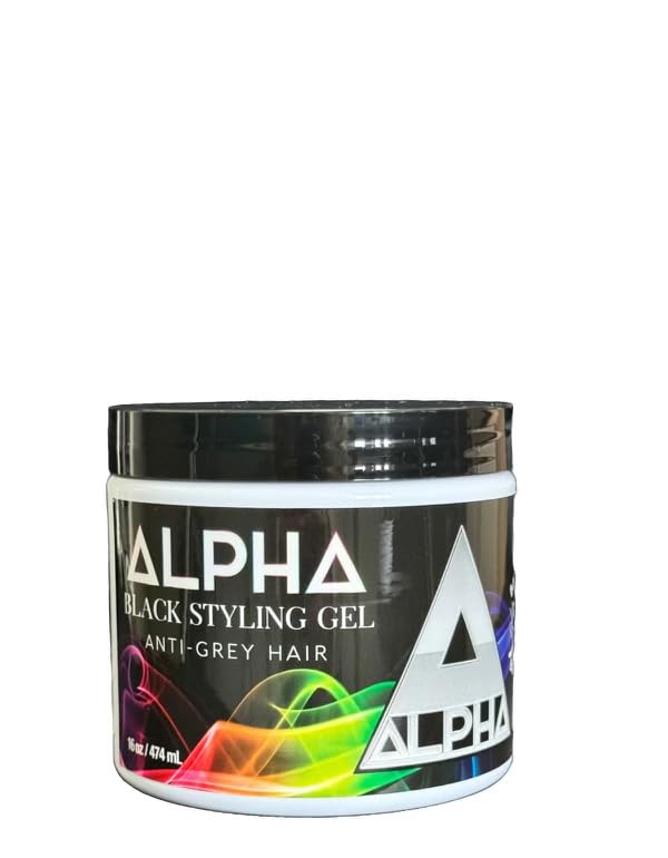 ALPHA Anti Grey Gel bottle showing firm hold with argan oil
