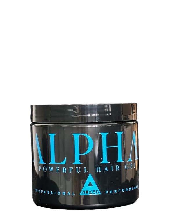 ALPHA Gel blue hair style in progress demonstrates flexible reworkable hold